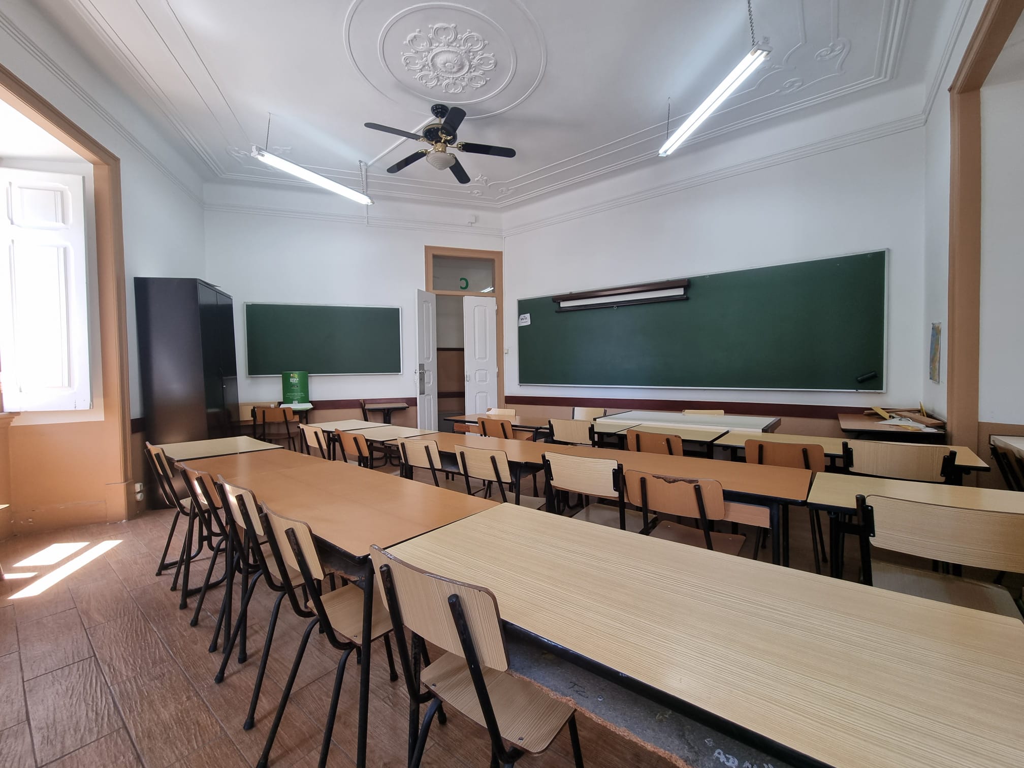 Sala de aula do Externato Ergon